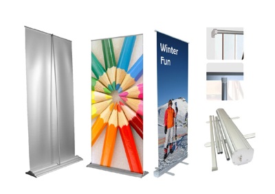 Pop up banner stands boost